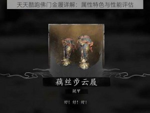 天天酷跑佛门金履详解：属性特色与性能评估