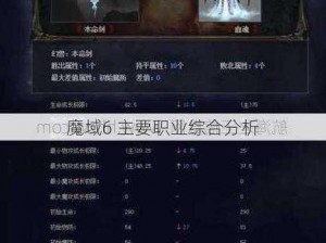 魔域神曲职业大比拼：揭秘最强角色，职业选择与角色战力解析