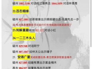 逆水寒手游人间任务攻略：进京赶考图文流程详解：启程科举之路，探秘人间百态