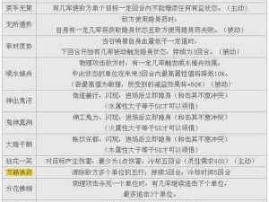 大话西游手游召唤兽策略解析：离场流技能搭配详解，助力战斗无往不胜