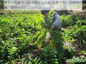 拔萝卜一边喘气一边说痛怎么办呢;拔萝卜时一边喘气一边说痛，该怎么办？