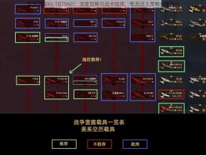 战争雷霆KV-1B756(r)：深度攻略与战术指南，载具战斗策略全面解析