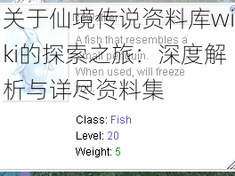 关于仙境传说资料库wiki的探索之旅：深度解析与详尽资料集