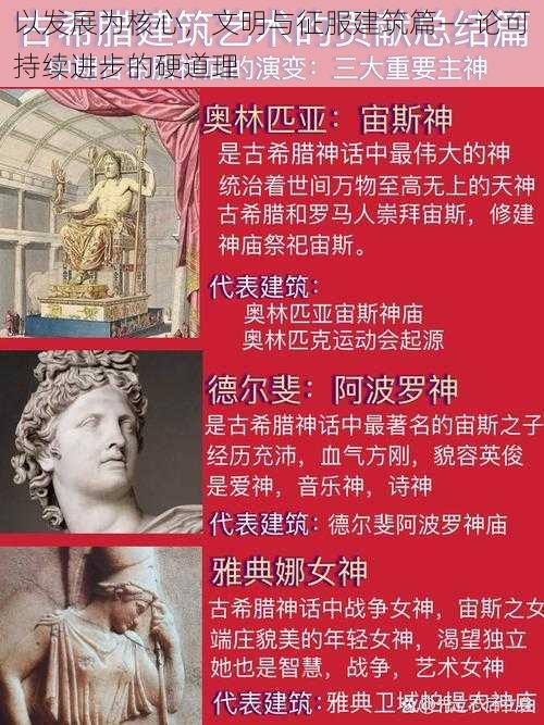 以发展为核心，文明与征服建筑篇——论可持续进步的硬道理