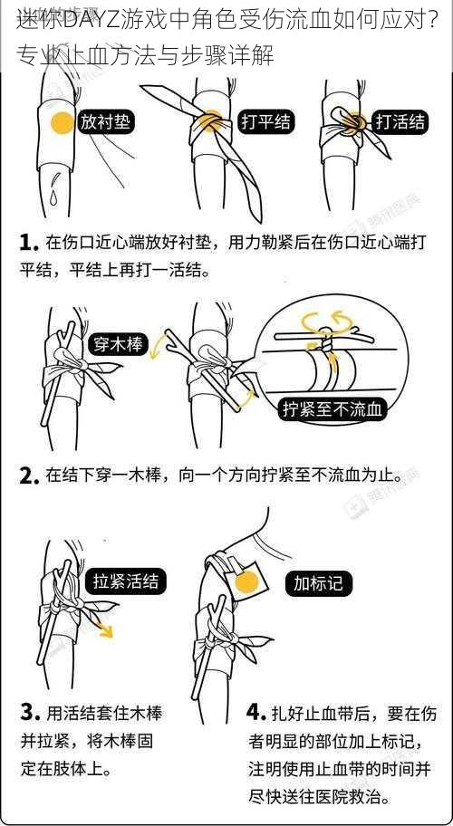 迷你DAYZ游戏中角色受伤流血如何应对？专业止血方法与步骤详解