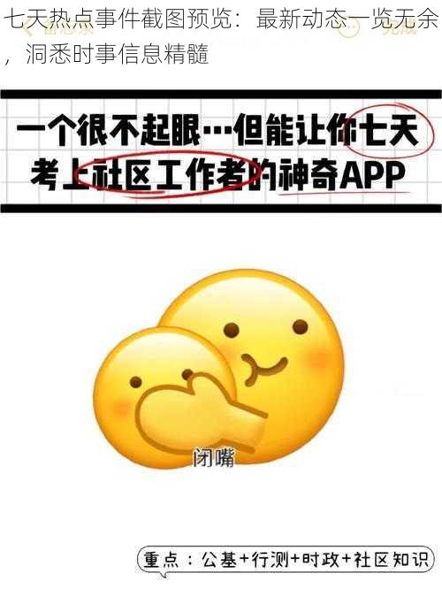 七天热点事件截图预览：最新动态一览无余，洞悉时事信息精髓