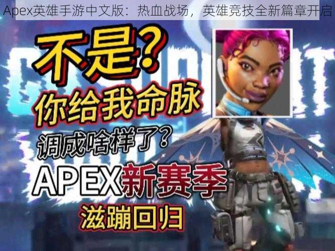 Apex英雄手游中文版：热血战场，英雄竞技全新篇章开启