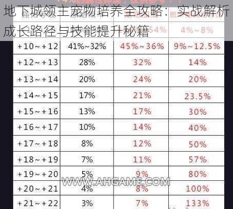 地下城领主宠物培养全攻略：实战解析成长路径与技能提升秘籍