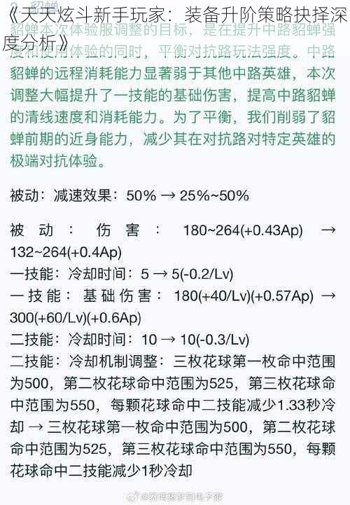 《天天炫斗新手玩家：装备升阶策略抉择深度分析》