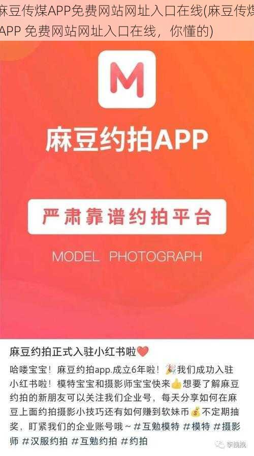 麻豆传煤APP免费网站网址入口在线(麻豆传煤 APP 免费网站网址入口在线，你懂的)