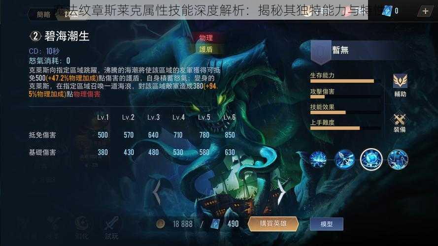 魔法纹章斯莱克属性技能深度解析：揭秘其独特能力与特性