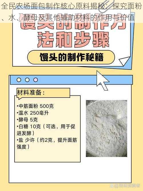 全民农场面包制作核心原料揭秘：探究面粉、水、酵母及其他辅助材料的作用与价值