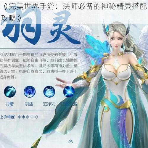 《完美世界手游：法师必备的神秘精灵搭配攻略》